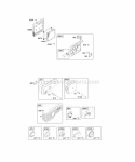 Air Cleaner Exhaust System Diagram and Parts List for 12F782-0646-01  Briggs and Stratton Engine